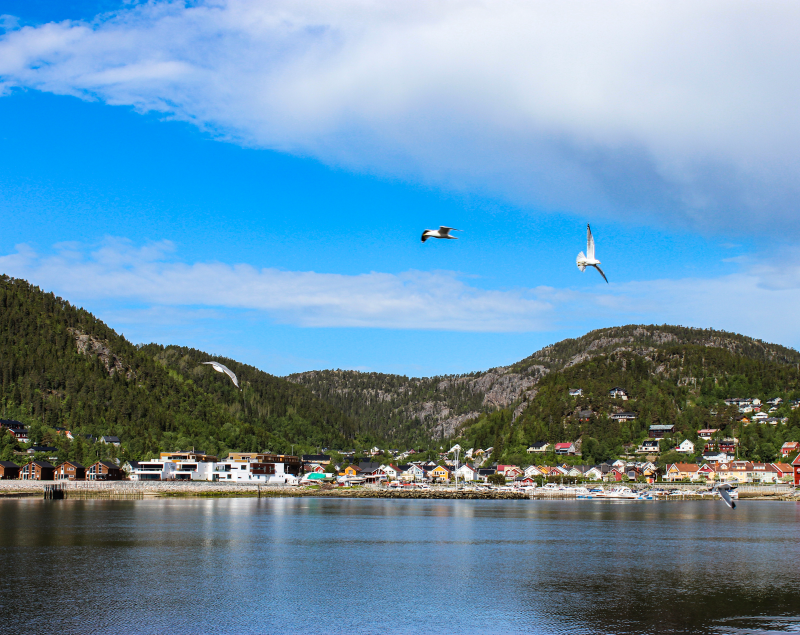 Norwegen - Hafen von Namsos