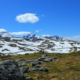 Norwegen Oppland Schnee