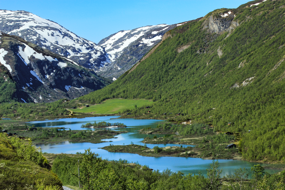 Norwegen See in den Bergen